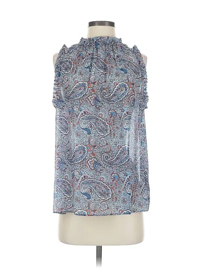 Pre-owned Gap Sleeveless Blouse In Blue