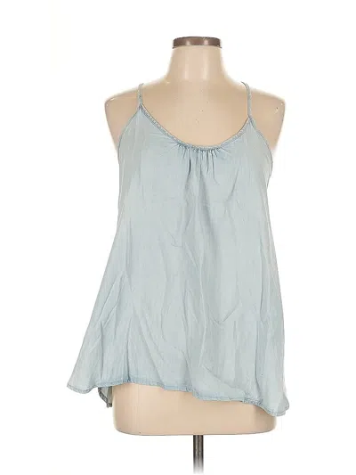 Pre-owned Gap Sleeveless Blouse In Blue