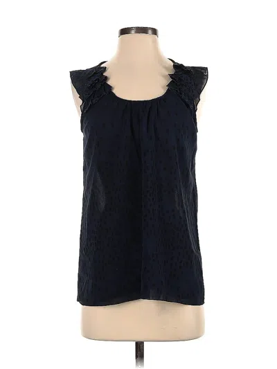 Pre-owned Gap Sleeveless Blouse In Blue