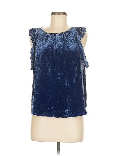 Pre-owned Gap Sleeveless Blouse In Blue