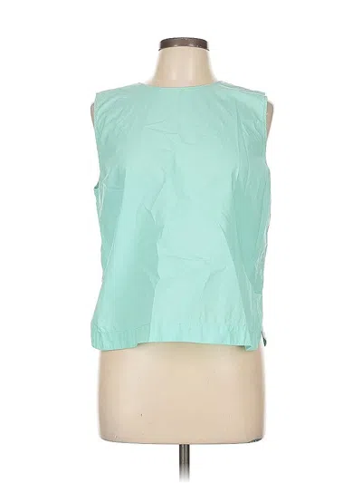 Pre-owned Gap Sleeveless Blouse In Blue