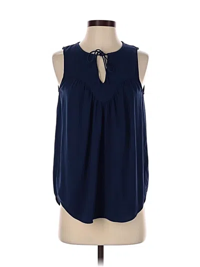 Pre-owned Gap Sleeveless Blouse In Blue