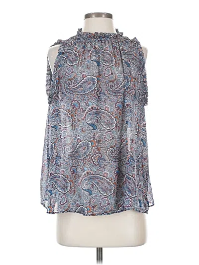 Pre-owned Gap Sleeveless Blouse In Blue