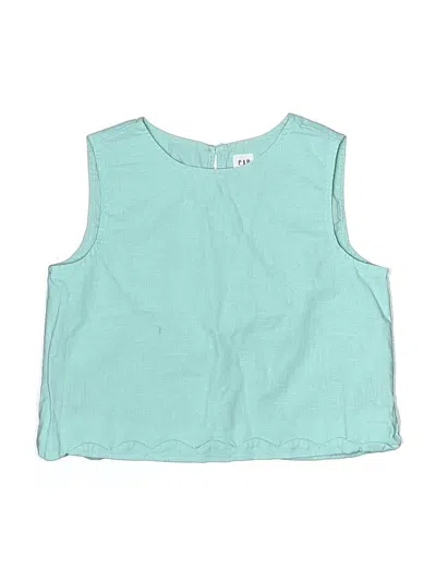 Pre-owned Gap Kids' Sleeveless Blouse In Blue