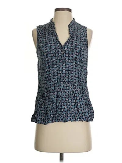 Pre-owned Gap Sleeveless Blouse In Blue