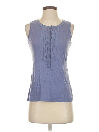 Pre-owned Gap Sleeveless Blouse In Blue