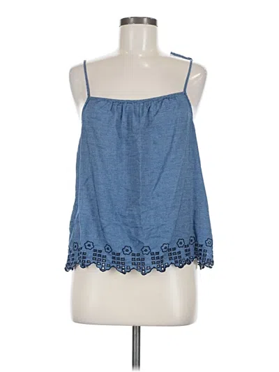 Pre-owned Gap Sleeveless Blouse In Blue