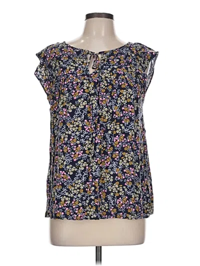 Pre-owned Gap Sleeveless Blouse In Blue