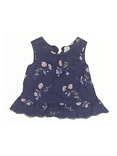 Pre-owned Gap Kids' Sleeveless Blouse In Blue