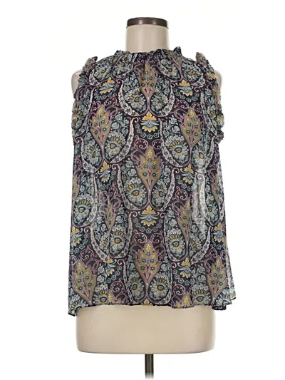 Pre-owned Gap Sleeveless Blouse In Blue