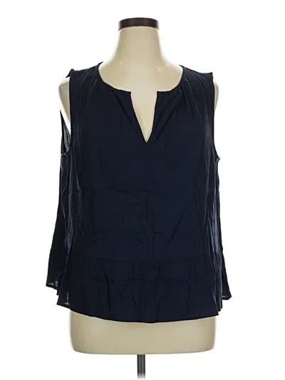 Gap Sleeveless Blouse In Blue