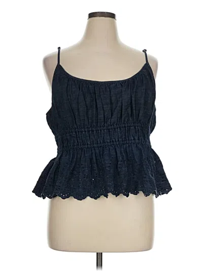 Pre-owned Gap Sleeveless Blouse In Blue