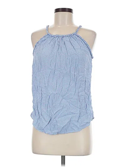 Pre-owned Gap Sleeveless Blouse In Blue