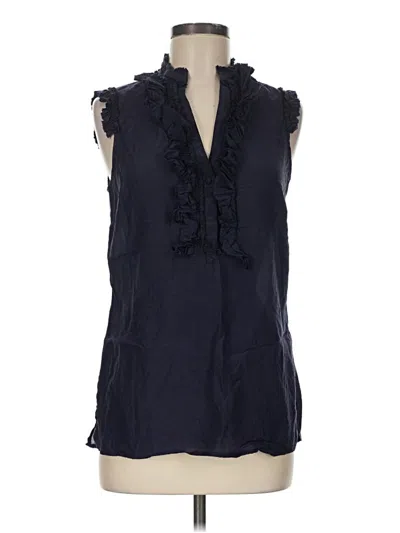 Pre-owned Gap Sleeveless Blouse In Blue