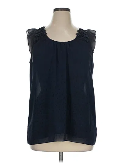 Pre-owned Gap Sleeveless Blouse In Blue