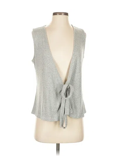 Pre-owned Gap Sleeveless Blouse In Gray
