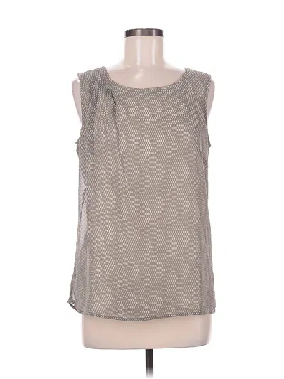 Pre-owned Gap Sleeveless Blouse In Gray