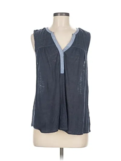 Pre-owned Gap Sleeveless Blouse In Gray