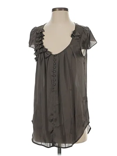 Pre-owned Gap Sleeveless Blouse In Gray