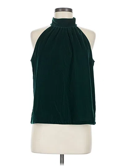Pre-owned Gap Sleeveless Blouse In Green