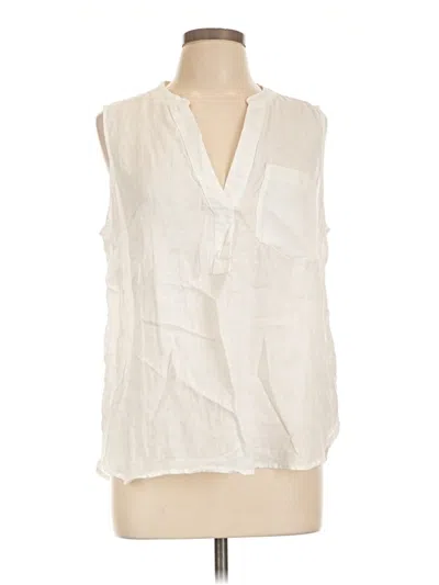 Pre-owned Gap Sleeveless Blouse In Ivory