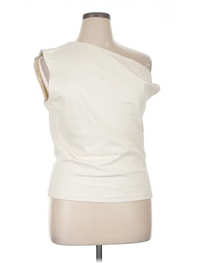 Pre-owned Gap Sleeveless Blouse In Ivory