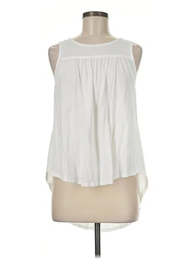 Pre-owned Gap Sleeveless Blouse In Ivory