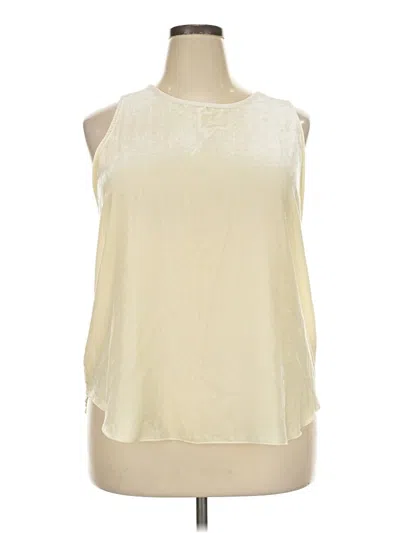 Pre-owned Gap Sleeveless Blouse In Ivory