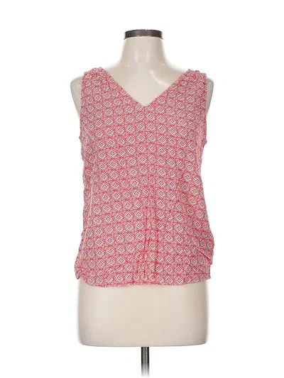 Pre-owned Gap Sleeveless Blouse In Pink