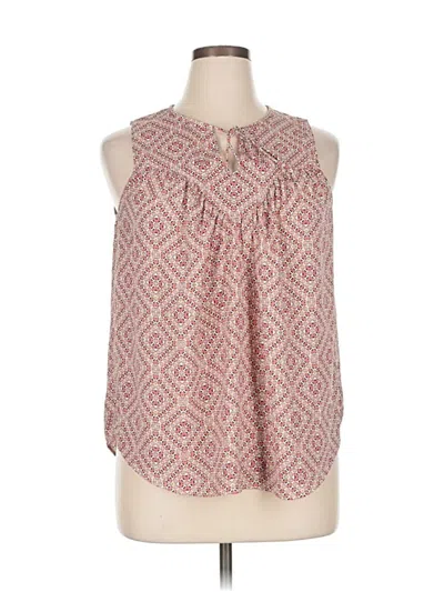 Pre-owned Gap Sleeveless Blouse In Pink