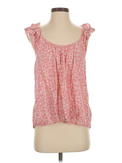 Pre-owned Gap Sleeveless Blouse In Pink
