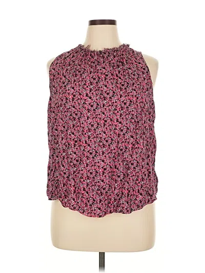 Pre-owned Gap Sleeveless Blouse In Pink