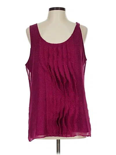 Pre-owned Gap Sleeveless Blouse In Purple