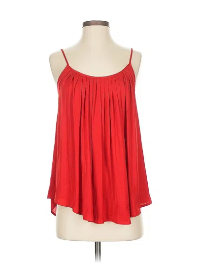 Pre-owned Gap Sleeveless Blouse In Red