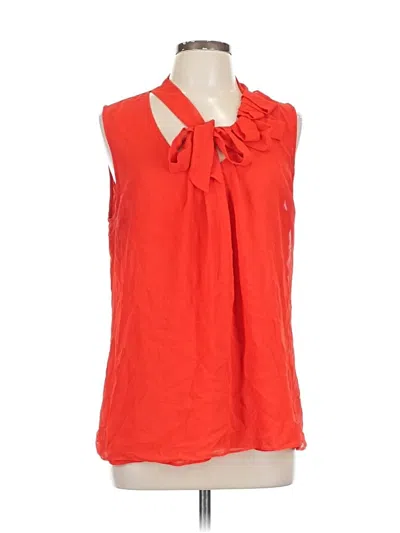 Pre-owned Gap Sleeveless Blouse In Red