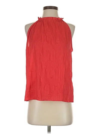 Pre-owned Gap Sleeveless Blouse In Red