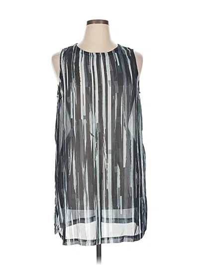 Pre-owned Gap Sleeveless Blouse In Silver