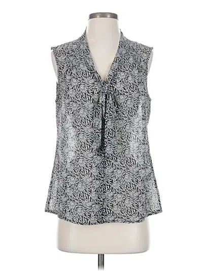 Pre-owned Gap Sleeveless Blouse In Silver