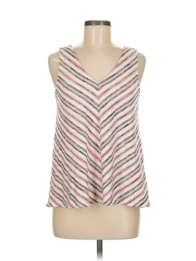 Pre-owned Gap Sleeveless Blouse In White