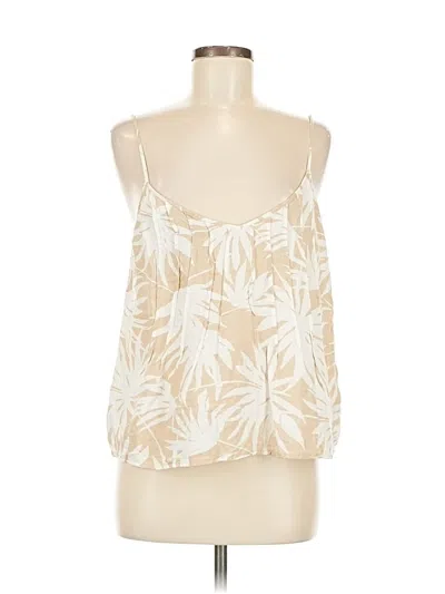 Pre-owned Gap Sleeveless Blouse In White