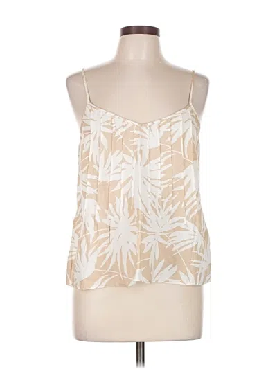 Pre-owned Gap Sleeveless Blouse In White