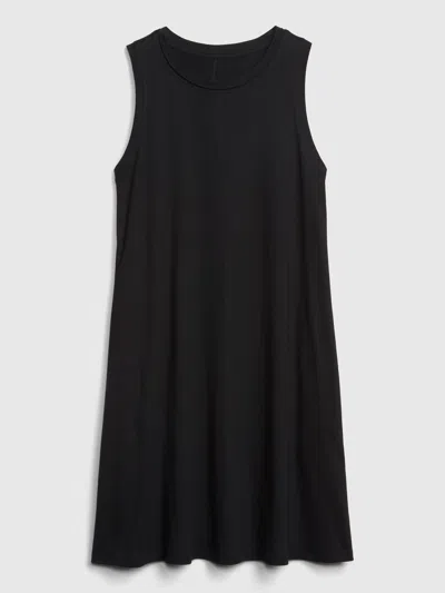 Gap Sleeveless Swing Dress In Black