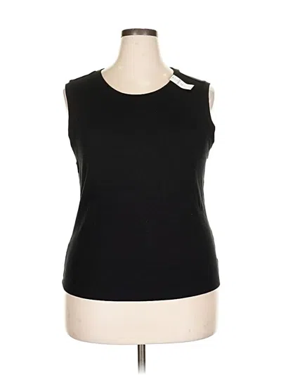 Gap Sleeveless T-shirt In Black