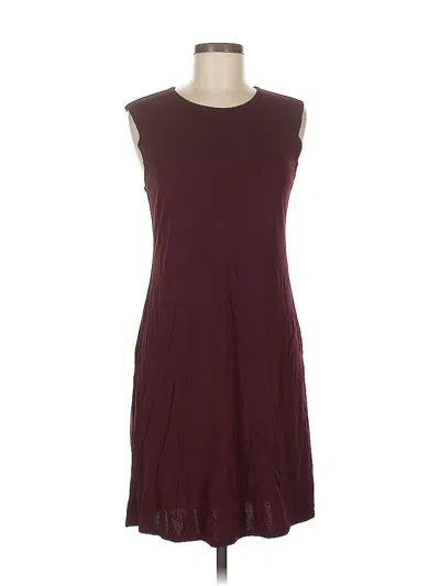 Pre-owned Gap Sleeveless T-shirt In Burgundy