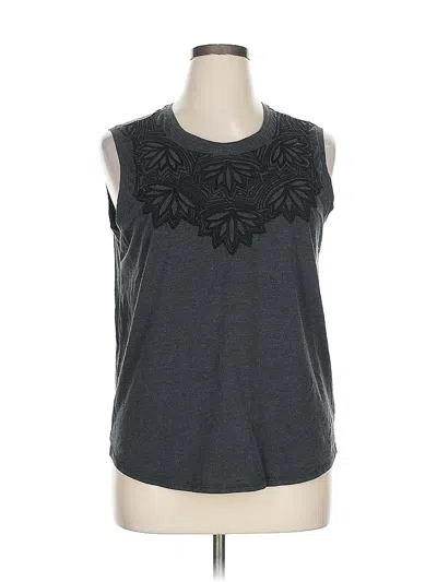 Pre-owned Gap Sleeveless T-shirt In Gray