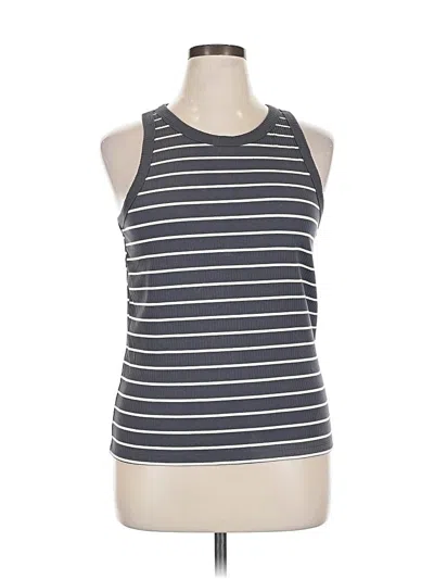 Pre-owned Gap Sleeveless T-shirt In Gray