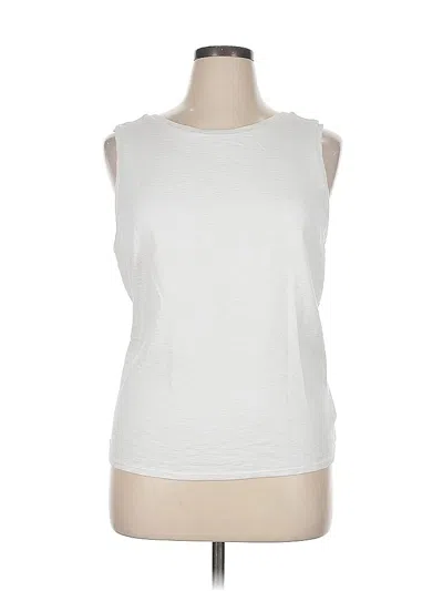 Pre-owned Gap Sleeveless T-shirt In White