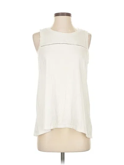 Pre-owned Gap Sleeveless T-shirt In White