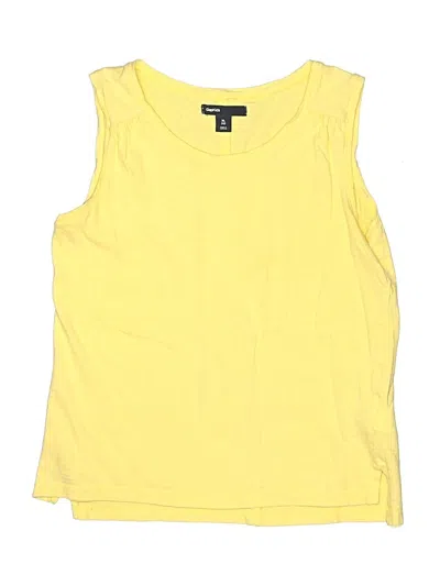 Pre-owned Gap Kids' Sleeveless T-shirt In Yellow