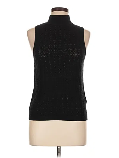 Pre-owned Gap Sleeveless Top Black Halter Neckline Tops